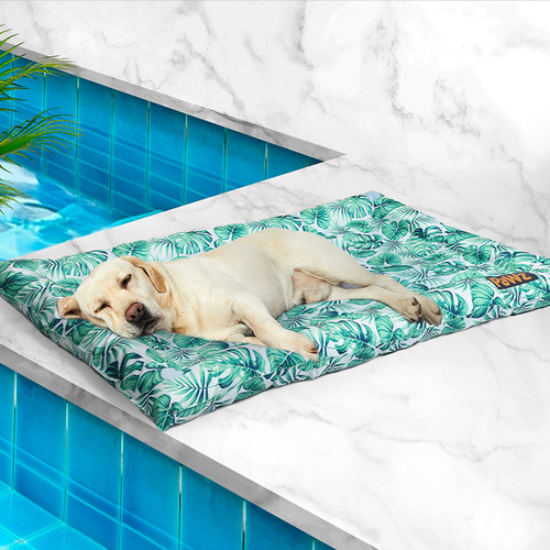 Palm Leaves Cooling Pet Mat